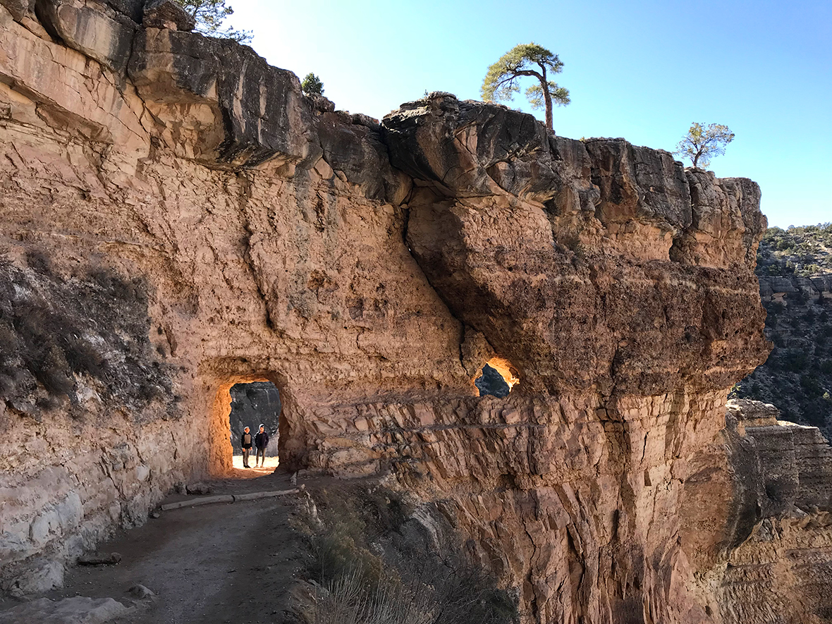 The Bright Angel Trail In Grand Canyon National Park