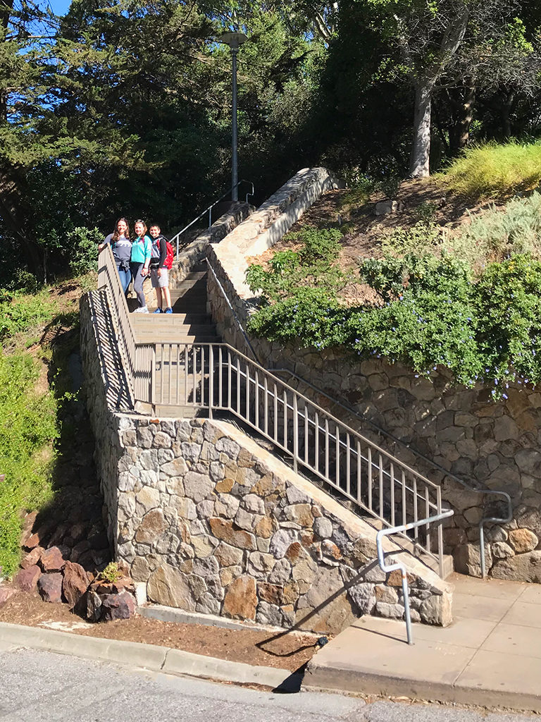 The Filbert Steps On Telegraph Hill In San Francisco