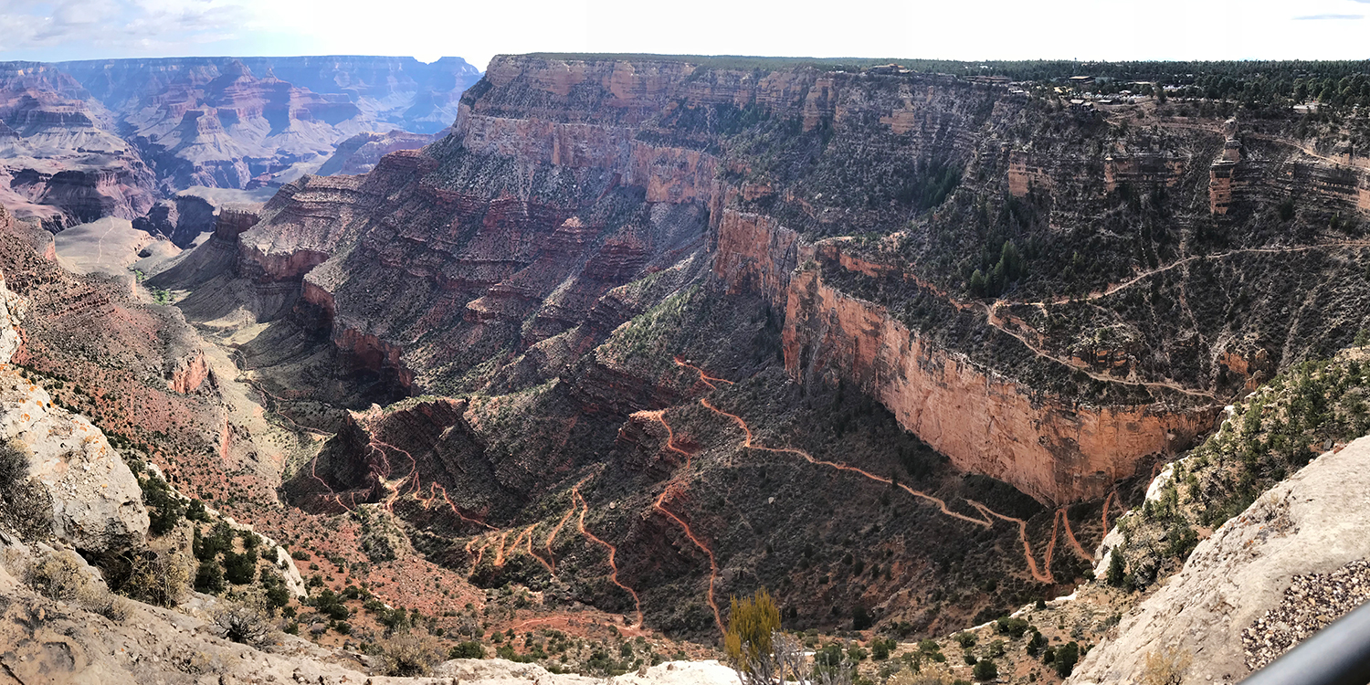 Grand Canyon Bright Angel Trail View