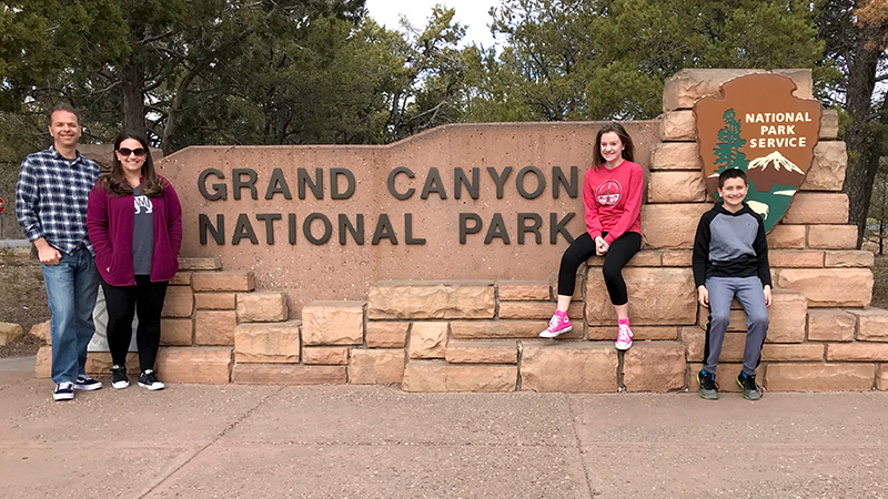 Grand Canyon National Park Entrance Sign Photo
