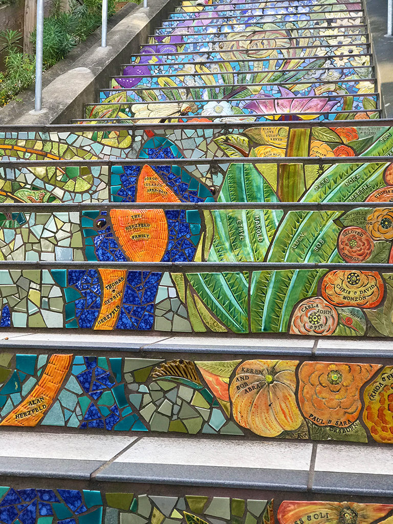 Hidden Garden Steps: A Mosaic Tile Staircase In San Francisco ...