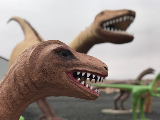 Holbrook, Arizona Dinosaur Statues