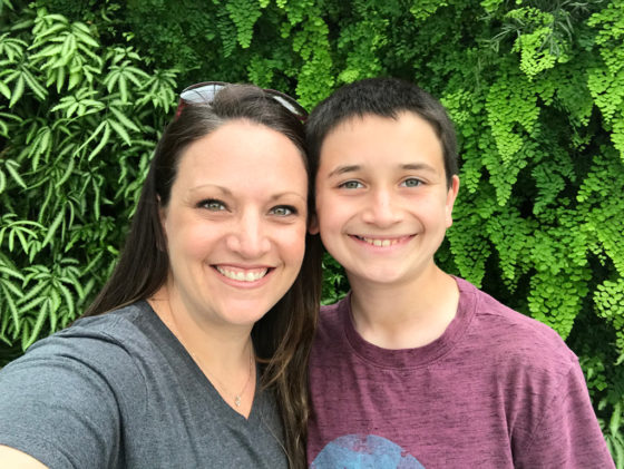 Jennifer and Carter Bourn at the San Francisco Conservatory of Flowers