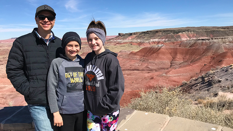 Lacey Point Scenic Overlook In Petrified Forest National Park