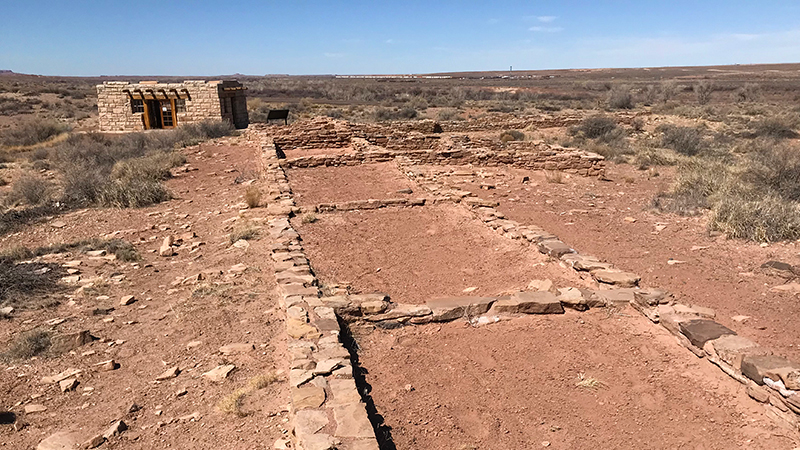 Petrified Forest National Park Puerco Pueblo Ruins