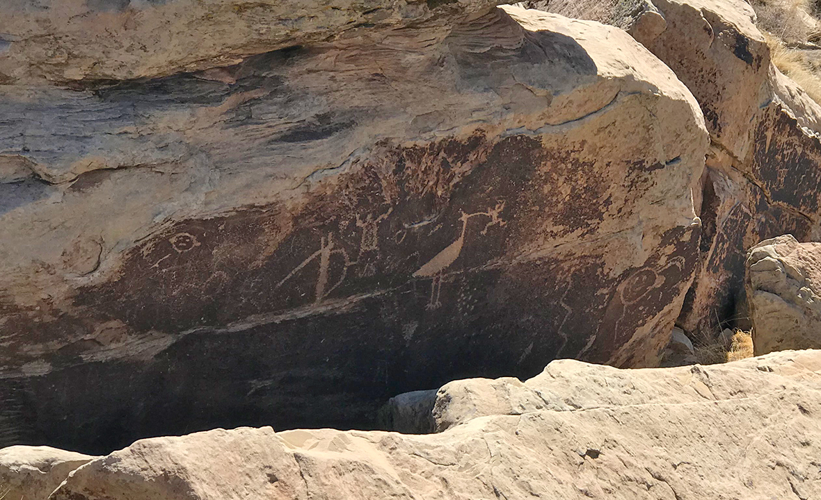 Puerco Pueblo Ruins And Petroglyphs In Petrified Forest National Park