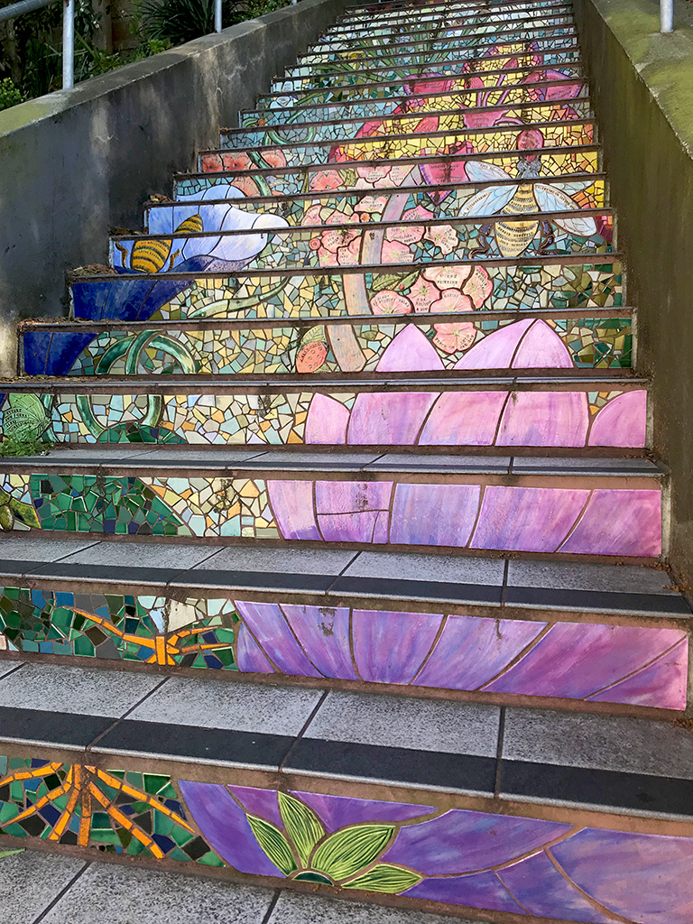 Hidden Garden Steps: A Mosaic Tile Staircase In San Francisco ...