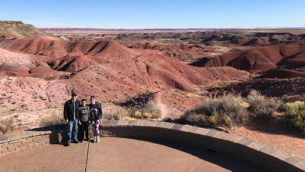 Tiponi Point Scenic Viewpoint in the Painted Desert at Petrified Forest National Park