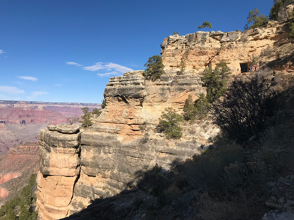 The Bright Angel Trail In Grand Canyon National Park