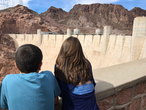 Carter and Natalie Bourn Checking Out Lake Mead