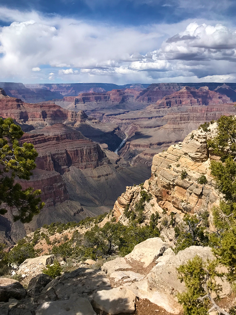 Hermit's Rest Historic Building In Grand Canyon National Park