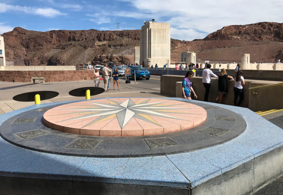 Compass at Hoover Dam