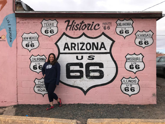 Jennifer Bourn exploring Arizona's Route 66