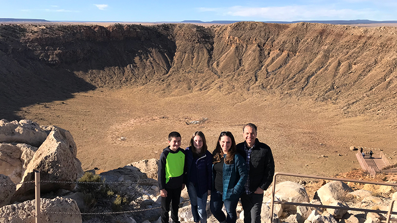 Meteor Crater National Natural Landmark in Nevada