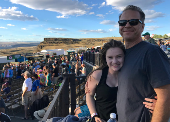 Natalie and Brian Bourn at the Dead & Company Concert At The Gorge 2018