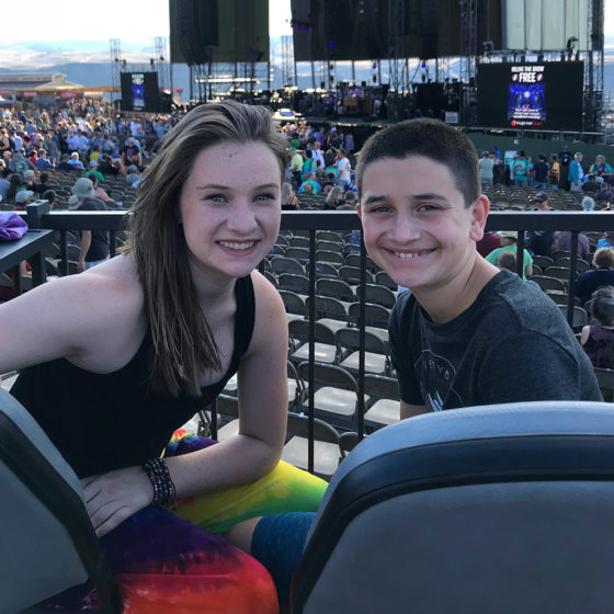 Natalie and Carter Bourn Box Seats For Dead & Company At The Gorge