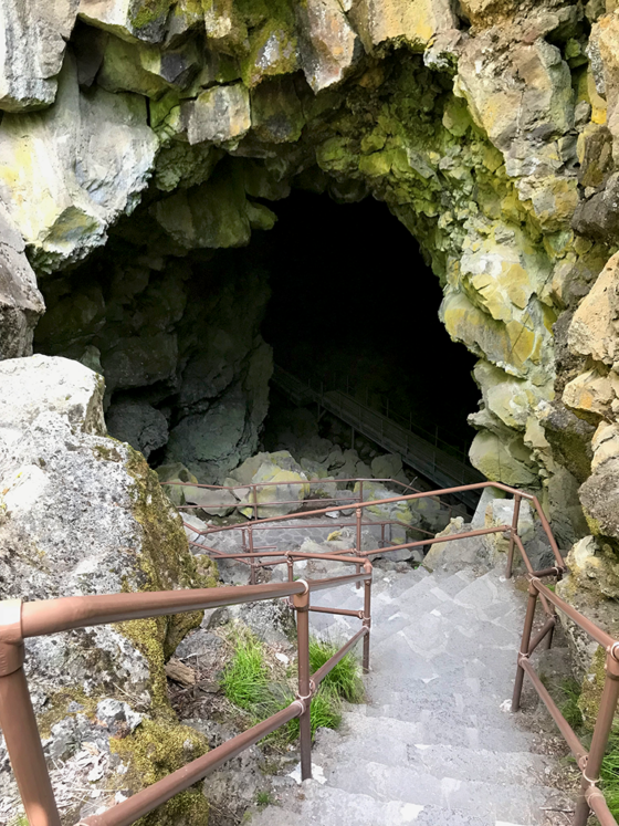 Oregon Lava River Cave Entrance