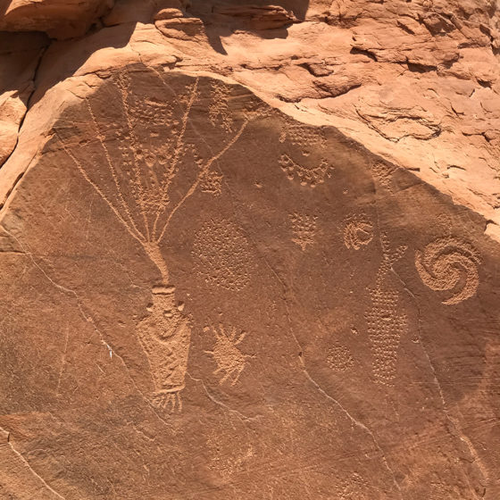 Ancient Fremont Petrglyphs Made 1,000 Years Ago