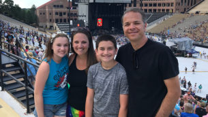 Bourn Family At Dead & Company Concert At Folsom Field In Boulder, Colorado