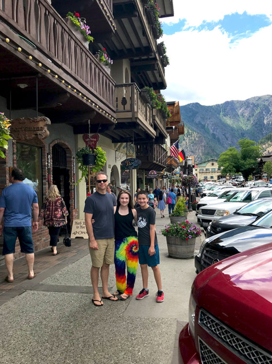 Brian, Natalie, and Carter Bourn Day Trip to Leavenworth, Washington