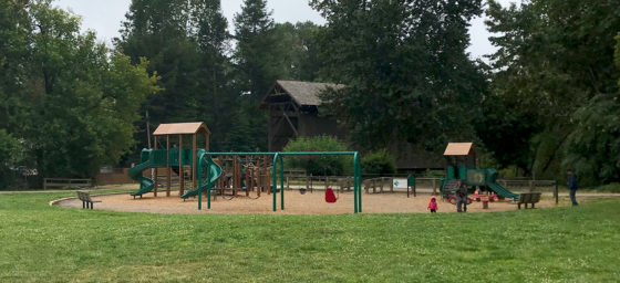Playground at the Felton Covered Bridge Park