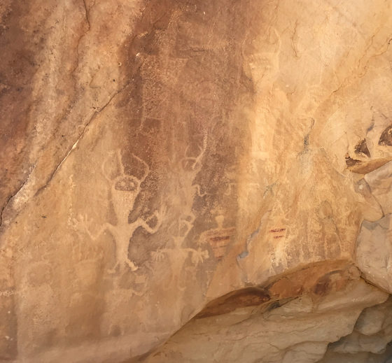 Fremont Petroglyphs At Swelter Shelter Off Cub Creek Road