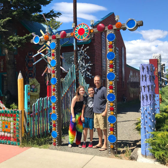 Natalie, Carter, and Brian Bourn at Dick And Jane's Spot