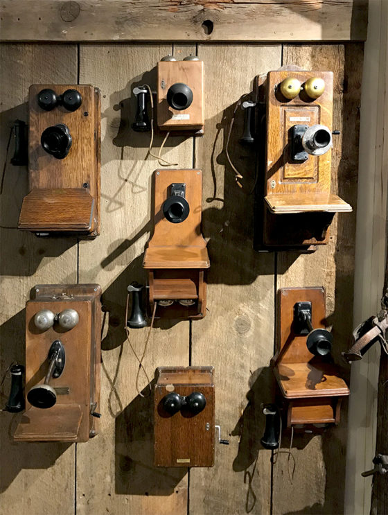 Telephone History Exhibit at the Kittitas County Museum