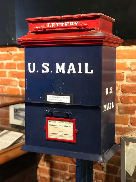 Old US Mail Postal Box