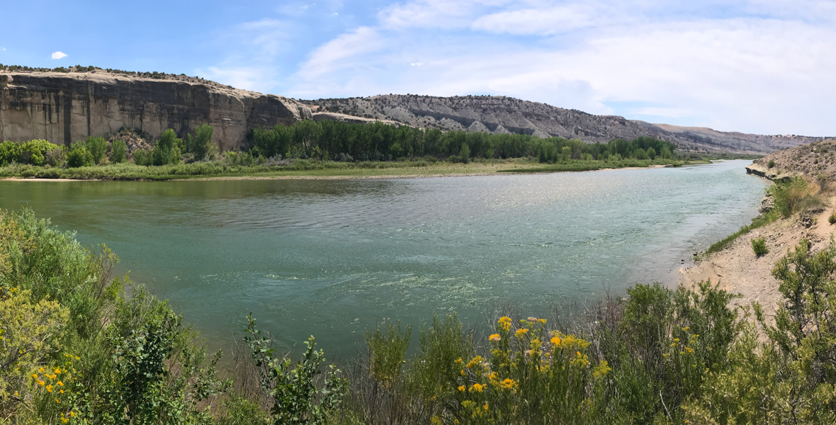 Placer Point On The Green River In Dinosaur National Monument