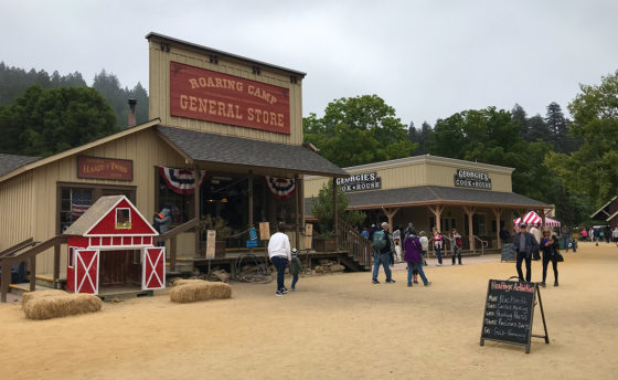 Roaring Camp General Store In The Santa Cruz Mountains