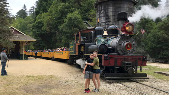 Ride The Roaring Camp Railroads In The Santa Cruz Mountains
