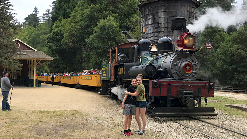 Roaring Camp Railroads In The Santa Cruz Mountains