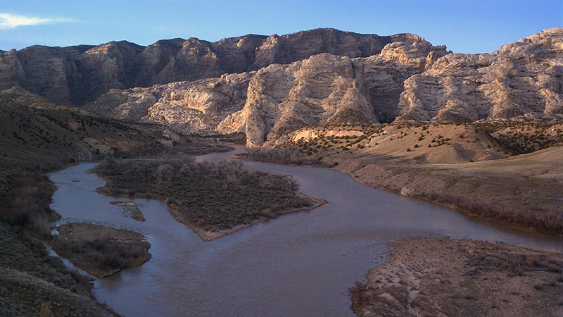 The River Trail Following Green River In Dinosaur National Monument