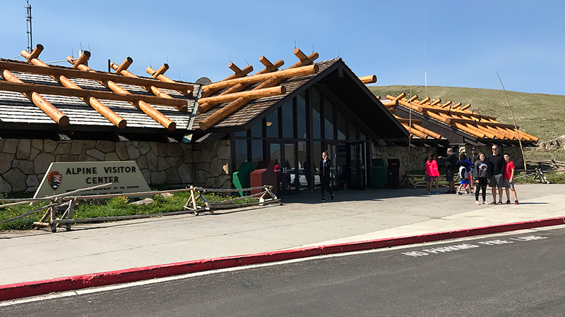 Alpine Visitor Center on Trail Ridge Road in Rocky Mountain National Park