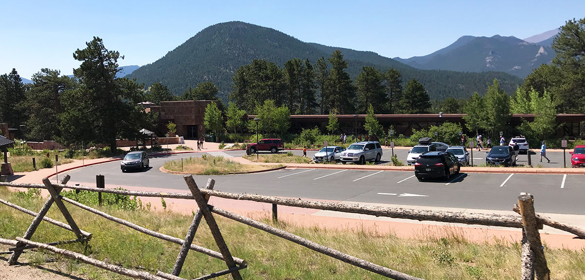 The Beaver Meadows Visitor Center in Rocky Mountain National Park