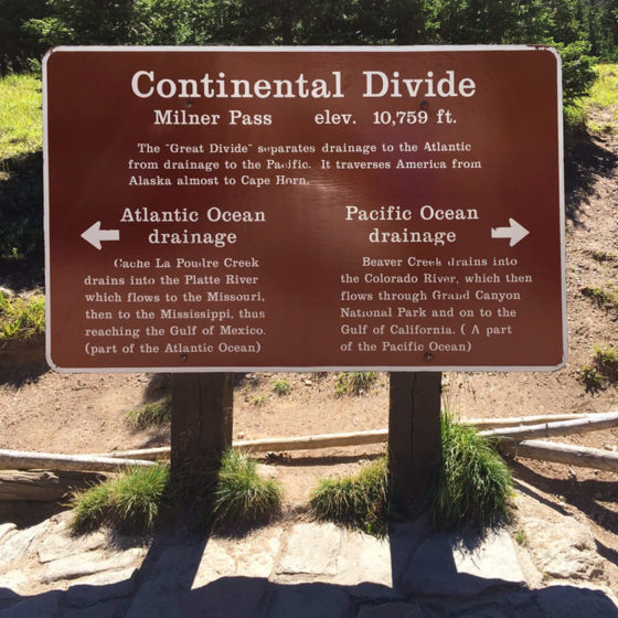 Continental Divide At Rocky Mountain National Park