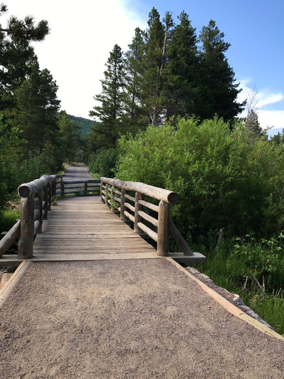 Sprague Lake Nature Trail Bridge