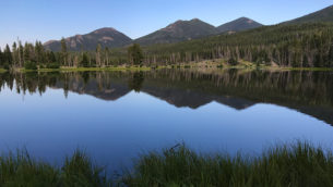 Sprague Lake At Rocky Mountain National Park