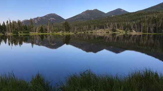 Sprague Lake And Picnic Area In Rocky Mountain National Park