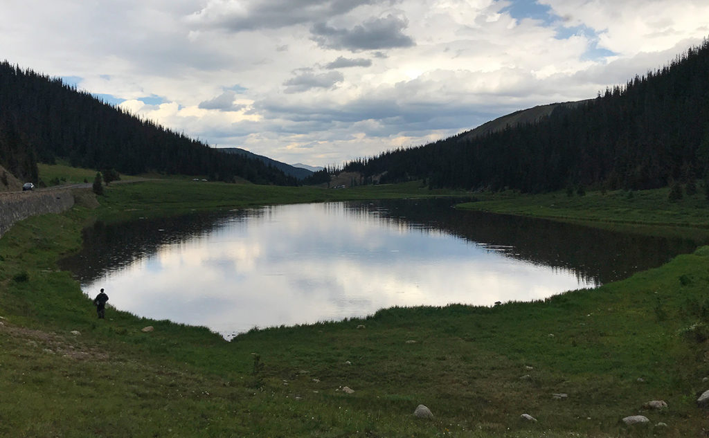 Milner Pass And Lake Poudre On Trail Ridge Road in Rocky Mountain ...