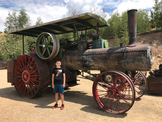 Carter Bourn Checking Out Old Gold Mining Equipment