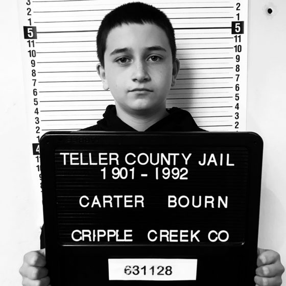 Carter Bourn at the Teller County Jail Museum