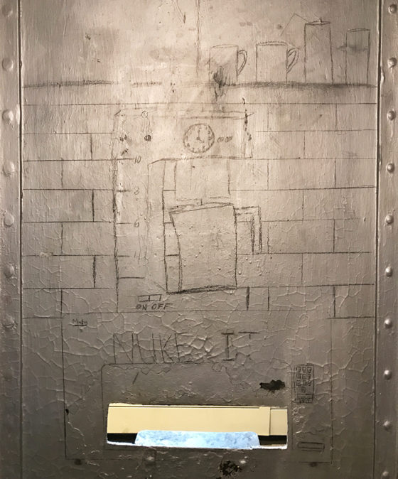 Drawings Inside a Cripple Creek Jail Cell