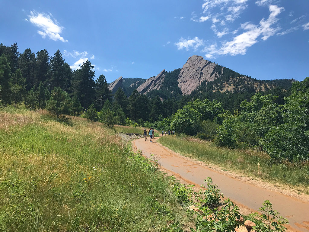 Hiking The Flatirons At Chautauqua Park In Boulder, Colorado