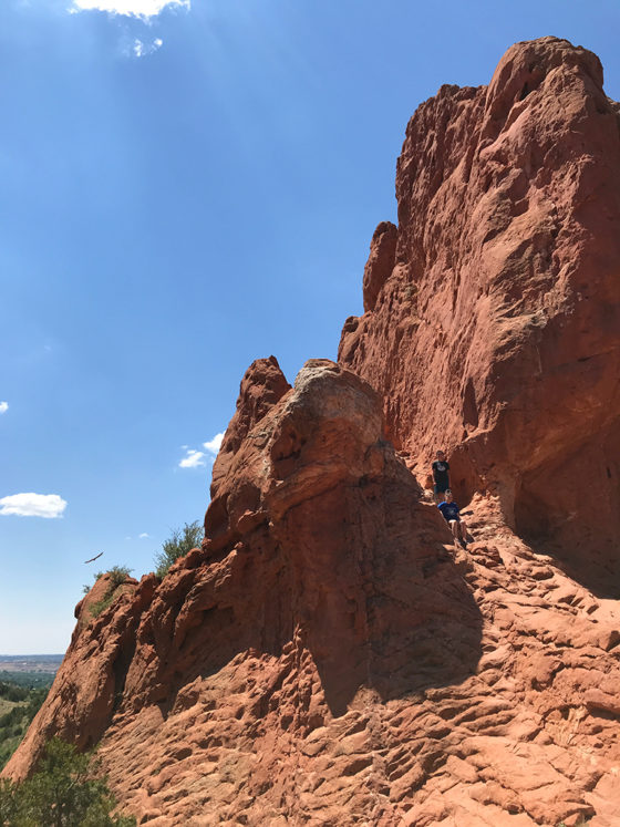 Red Rock Formations in Colorado Springs