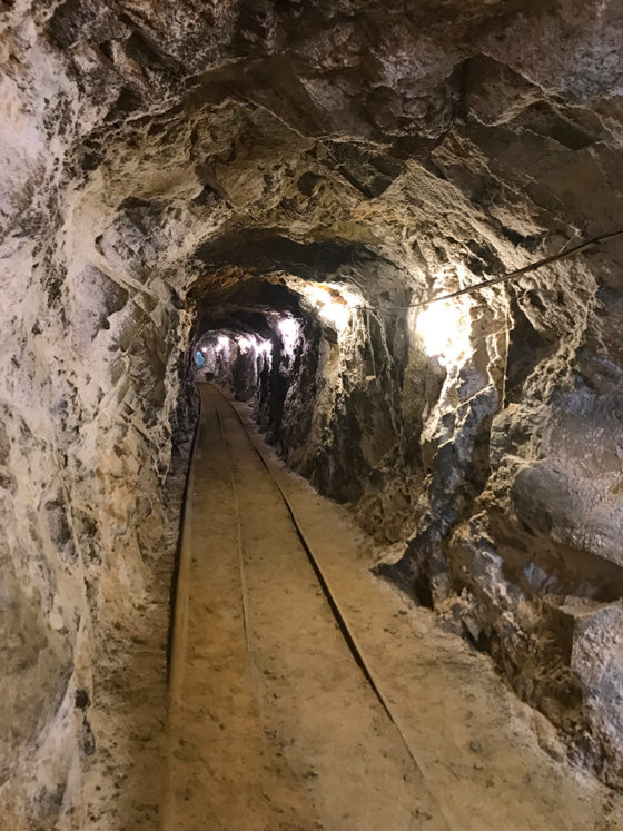 Inside the Mollie Kathleen Gold Mine
