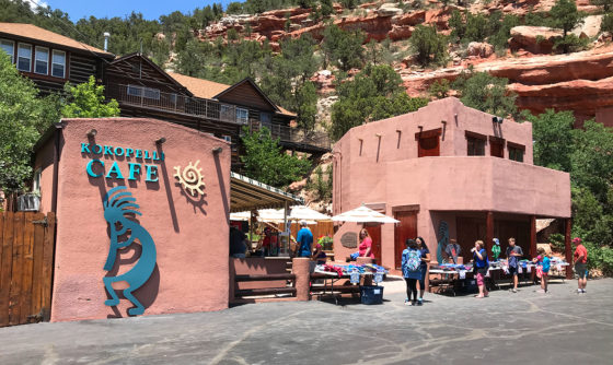 Kokopelli Cafe at the Manitou Cliff Dwellings