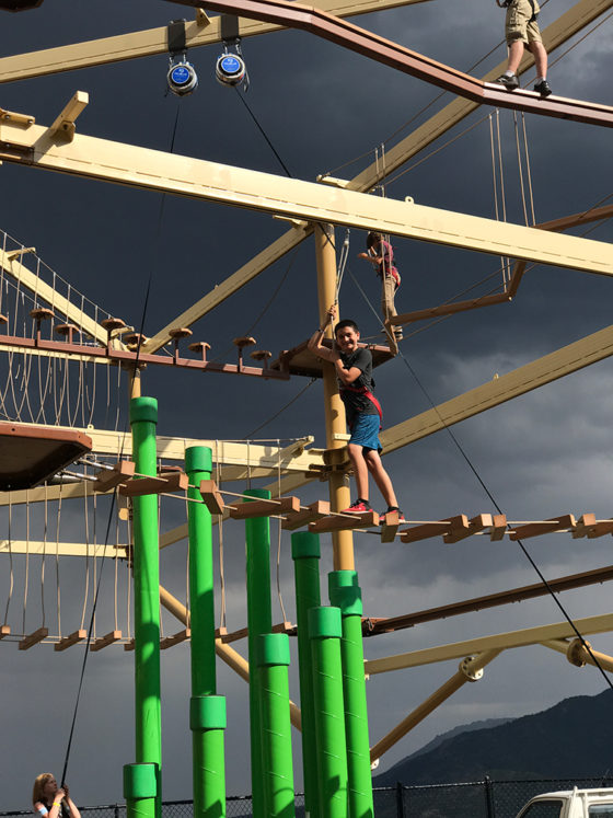 Ropes Course At Cave Of The Winds Adventure Park