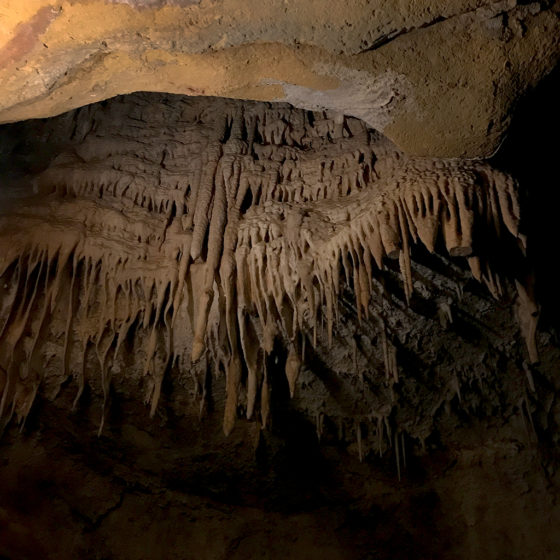 Stalactites in Colorado Cavern